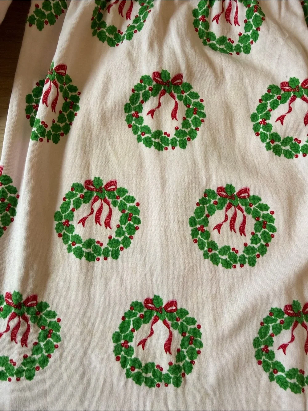 Pink Holiday Wreath Baby Romper